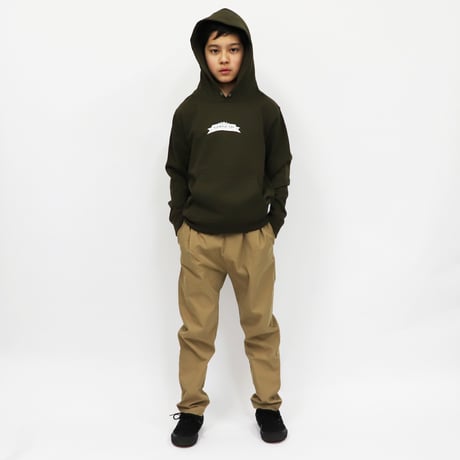 HERALDIC  HOODIE  KHAKI  ヘラルディック  パーカー  カーキ
