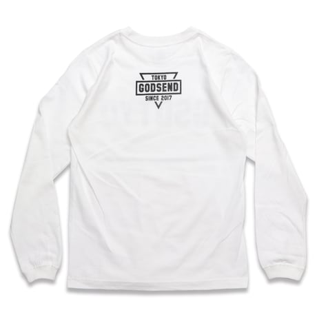 GSDTYO  L/S TEE  WHITE　GSDTYO  ロングスリーブTEE  ホワイト