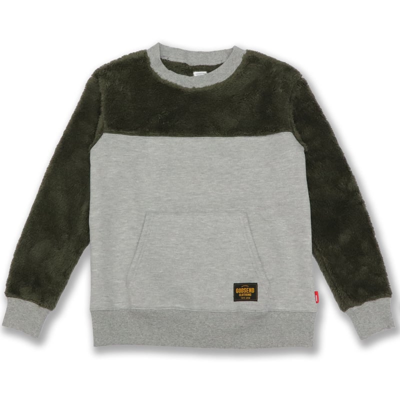 BOA FLEECE PULL OVER ボアフリース プルオーバー KHAKI