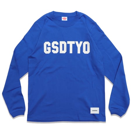 GSDTYO  L/S TEE  ROYAL  BLUE　GSDTYO  ロングスリーブTEE  ロイヤルブルー