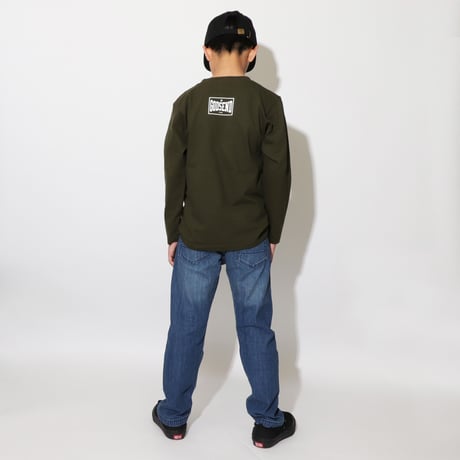 HARD  CORE  L/S TEE　ハードコア  ロンTEE  カーキ
