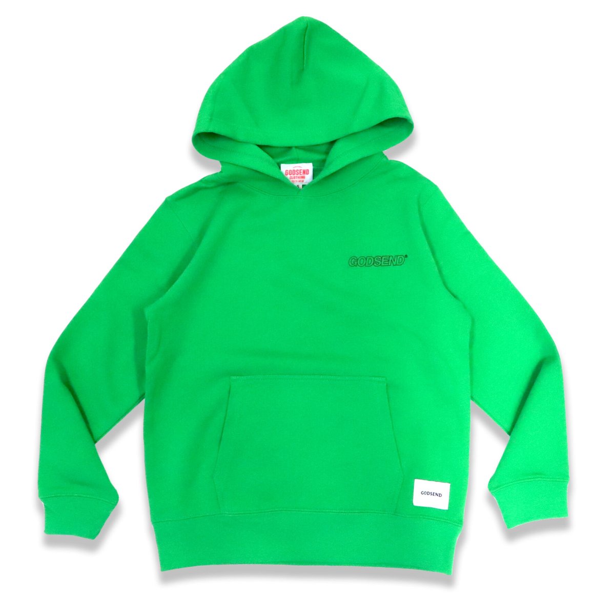 CROSS LOGO HOODIE L/GREEN クロスロゴ パーカー ライトグ