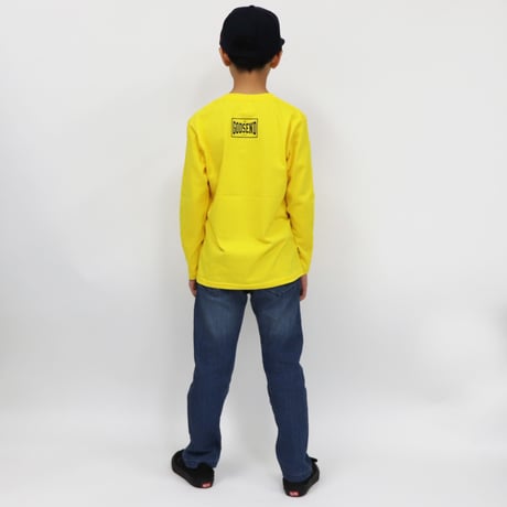 DIAMOND  LOGO  L/S TEE　ダイヤモンドロゴ  ロンTEE  イエロー