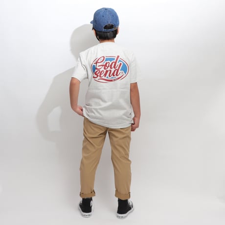 OVAL  LOGO  TEE  OATMEAL  オーバルロゴ  TEE  オートミール