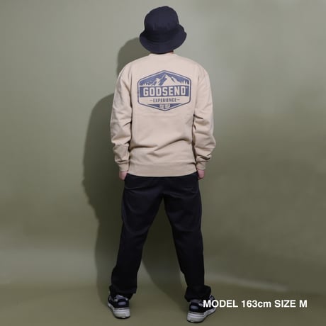 EXPERIENCE  C/N  SWEAT  SHIRT  SAND BEIGE