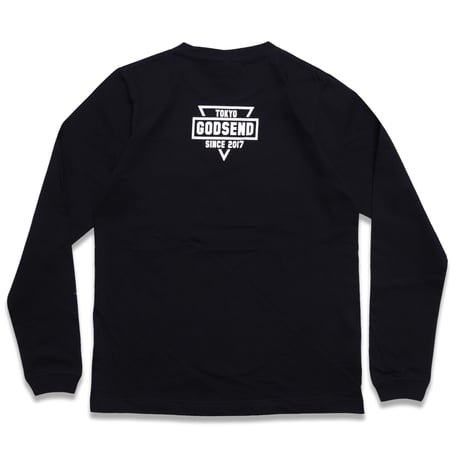 GSDTYO  L/S TEE  BLACK　GSDTYO  ロングスリーブTEE  ブラック