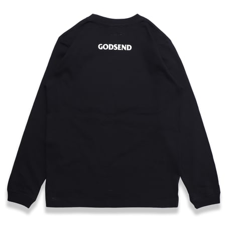AWESOME  DAYS  L/S   TEE  BLACK