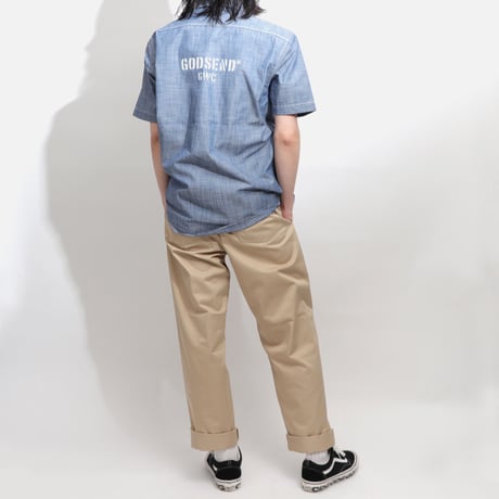 T/C  CHAMBRAY  WORK  SHIRTS  T/C  シャンブレーワークシャツ