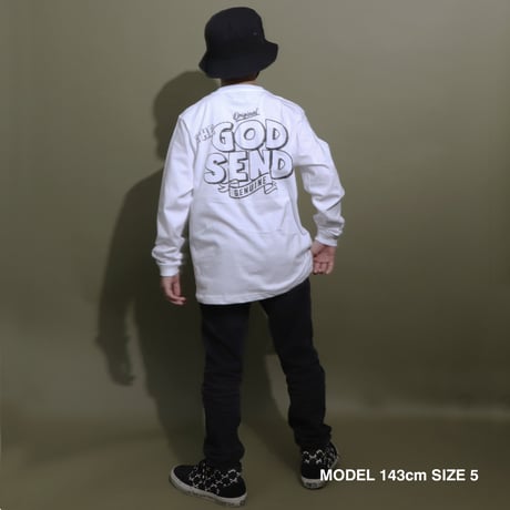ORIGINAL  LOGO  L/S   TEE  WHITE
