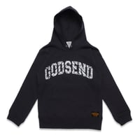 PAISLEY  ARCLOGO  HOODIE  BK  ペイズリー  アーチロゴ  パーカー  ブラック