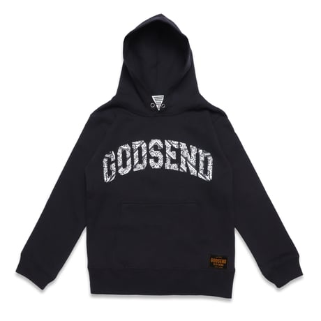 PAISLEY  ARCLOGO  HOODIE  BK  ペイズリー  アーチロゴ  パーカー  ブラック