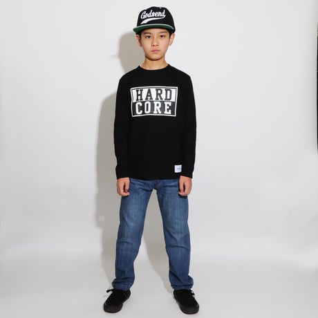 HARD  CORE  L/S TEE　ハードコア  ロンTEE  ブラック