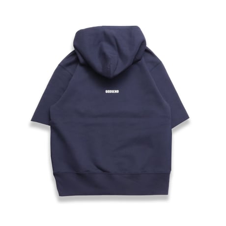 CHILL OUT  HOODIE  CUT  OFF  NAVY