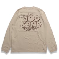 ORIGINAL  LOGO  L/S   TEE  SAND BEIGE