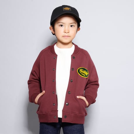 SNAP  BUTTON  SWEAT  BLOUSON  スナップボタン  スウェットブルゾン  BURGUNDY