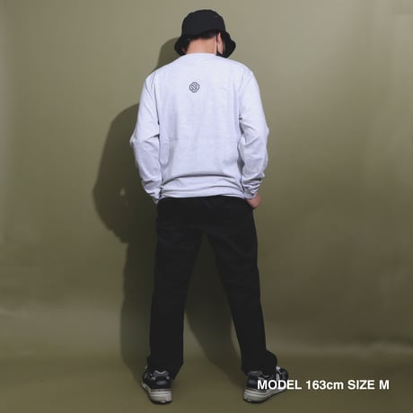 REJOICE  L/S   TEE  ASH GRAY
