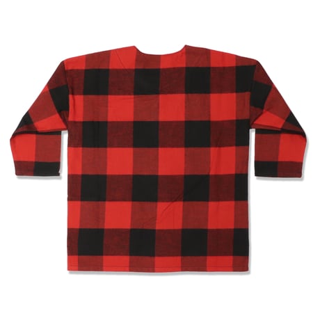 BUFFALO  CHECK  ‟DABO"  SHIRT  バッファローチェック  ダボシャツ RED