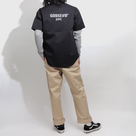 T/C  WORK SHIRTS  BLACK  T/Cワークシャツ  ブラック