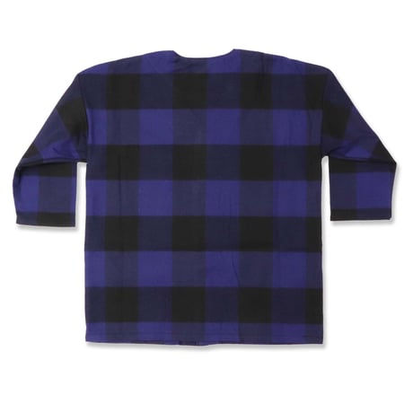 BUFFALO  CHECK  ‟DABO"  SHIRT  バッファローチェック  ダボシャツ  BLUE
