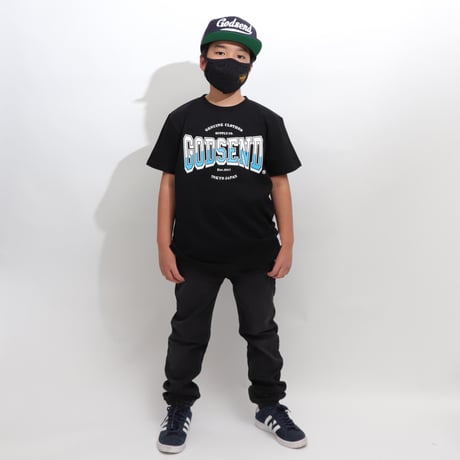TWO  TONE  LOGO  TEE    BLACK   ツートーン  ロゴ  TEE  ブラック