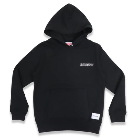 CROSS  LOGO  HOODIE  BLACK  クロスロゴ  パーカー  ブラック
