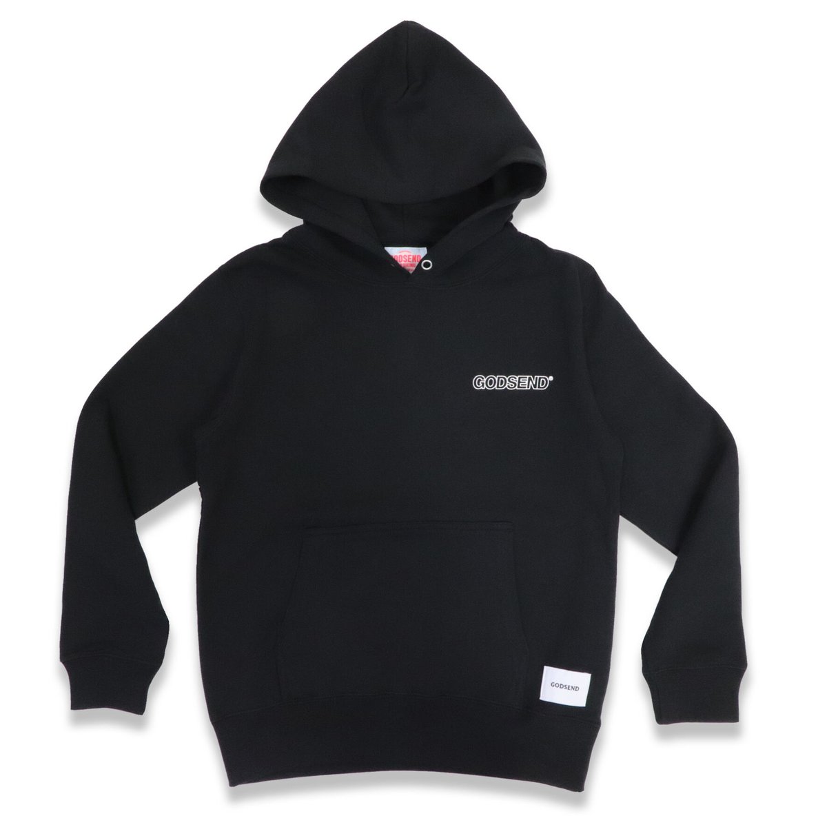 CROSS LOGO HOODIE BLACK クロスロゴ パーカー ブラック |