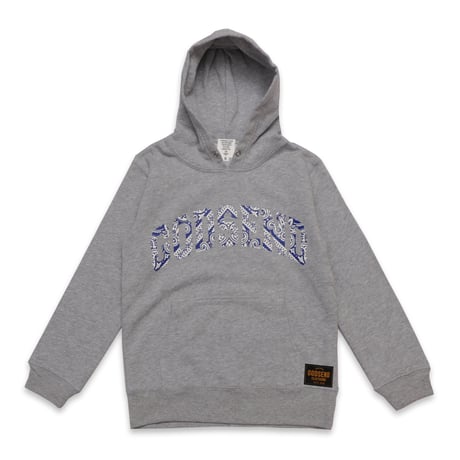 PAISLEY  ARCLOGO  HOODIE  GRAY  ペイズリー  アーチロゴ  パーカー  グレー