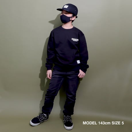 ORIGINAL  LOGO  L/S   TEE  BLACK