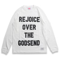 REJOICE  L/S   TEE  WHITE