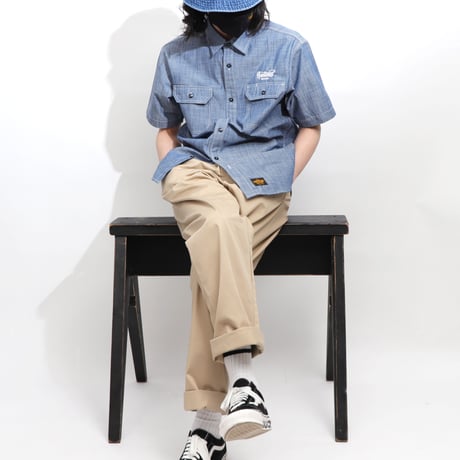 T/C  CHAMBRAY  WORK  SHIRTS  T/C  シャンブレーワークシャツ
