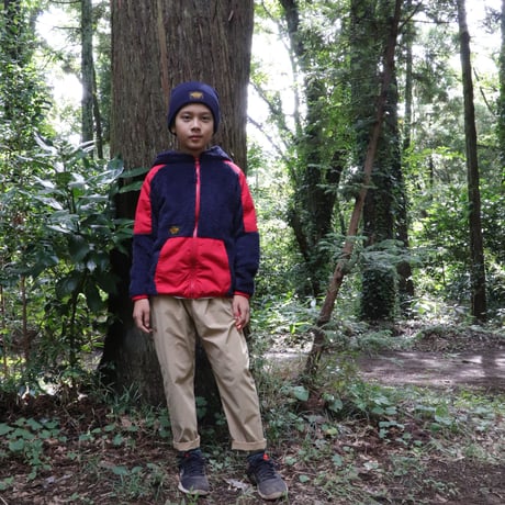 BOA  FLEECE  ZIP  UP  HOODIE  ボアフリース  ジッププアップパーカー  RED