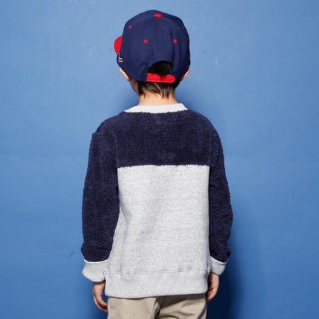 BOA  FLEECE  PULL  OVER  ボアフリース  プルオーバー  NAVY