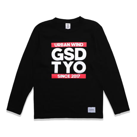 URBAN  WIND  L/S TEE　アーバンウインド  ロンTEE  ブラック