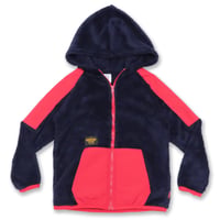 BOA  FLEECE  ZIP  UP  HOODIE  ボアフリース  ジッププアップパーカー  RED