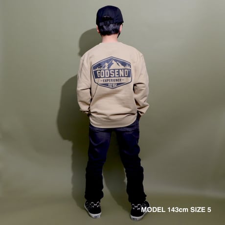 EXPERIENCE  C/N  SWEAT  SHIRT  SAND BEIGE