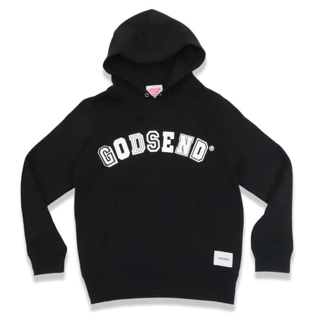ARC COLLEGE  LOGO  HOODIE  BLACK  アーチカレッジロゴ  パーカー  ブラック