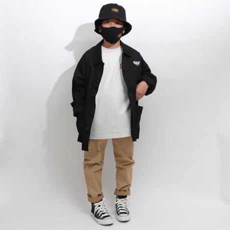 T/C    COVERALL  JACKET BLACK  T/Cカバーオール  ジャケット  ブラック
