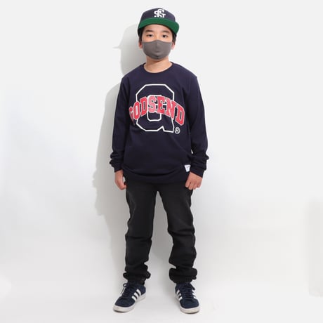 BIG  G  L/S TEE  NAVY　BIG  G  ロングスリーブTEE  ネイビー