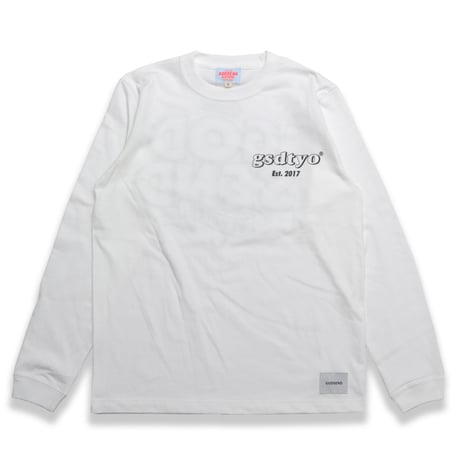 ORIGINAL  LOGO  L/S   TEE  WHITE