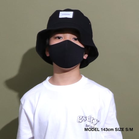 COTTON  TWILL  BUCKET  HAT  BLACK