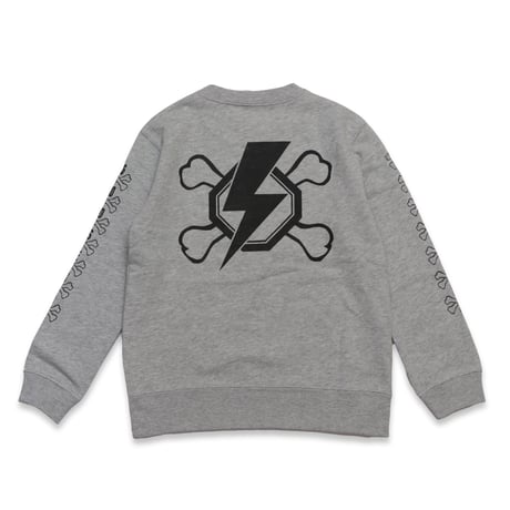 THUNDER  STROKE  C/N  SWEAT  SHIRT  GRAY  サンダー  ストローク  スウェットシャツ  グレー