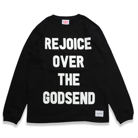 REJOICE  L/S   TEE  BLACK
