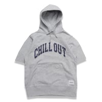 CHILL OUT  HOODIE  CUT  OFF  GRAY