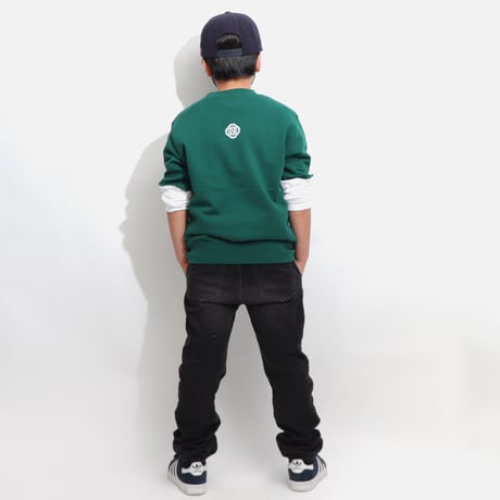 SILLY  GOOSE  CUTOFF  SWEAT  SHIRT  GREEN  シリーグース  カットオフスウェットシャツ  グリーン