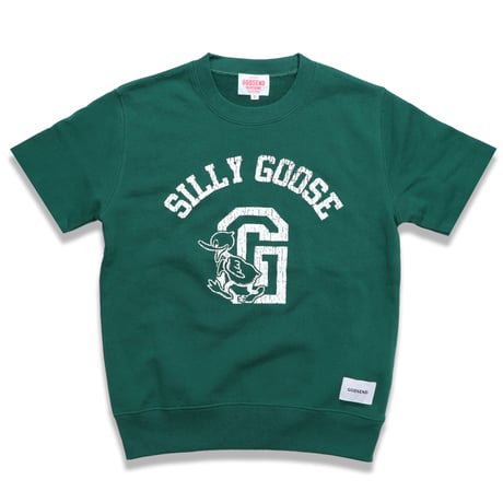 SILLY  GOOSE  CUTOFF  SWEAT  SHIRT  GREEN  シリーグース  カットオフスウェットシャツ  グリーン