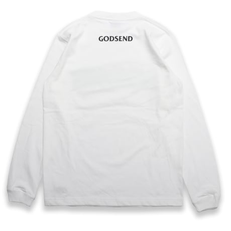 AWESOME  DAYS  L/S   TEE  WHITE