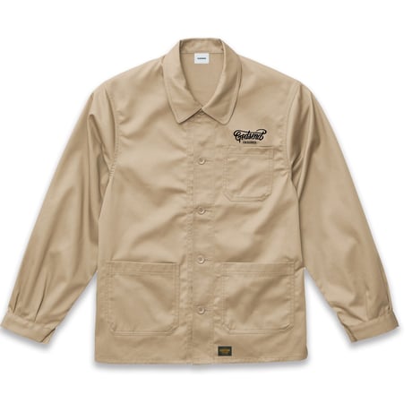 T/C    COVERALL  JACKET BEIGE  T/Cカバーオール  ジャケット  ベージュ
