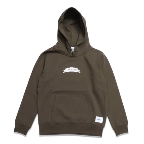 HERALDIC  HOODIE  KHAKI  ヘラルディック  パーカー  カーキ
