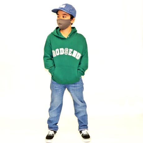 ARC COLLEGE  LOGO  HOODIE  D/GREEN  アーチカレッジロゴ  パーカー  ダークグリーン