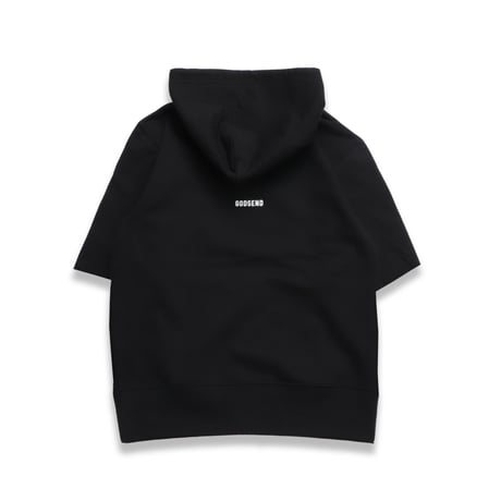 CHILL OUT  HOODIE  CUT  OFF  BLACK